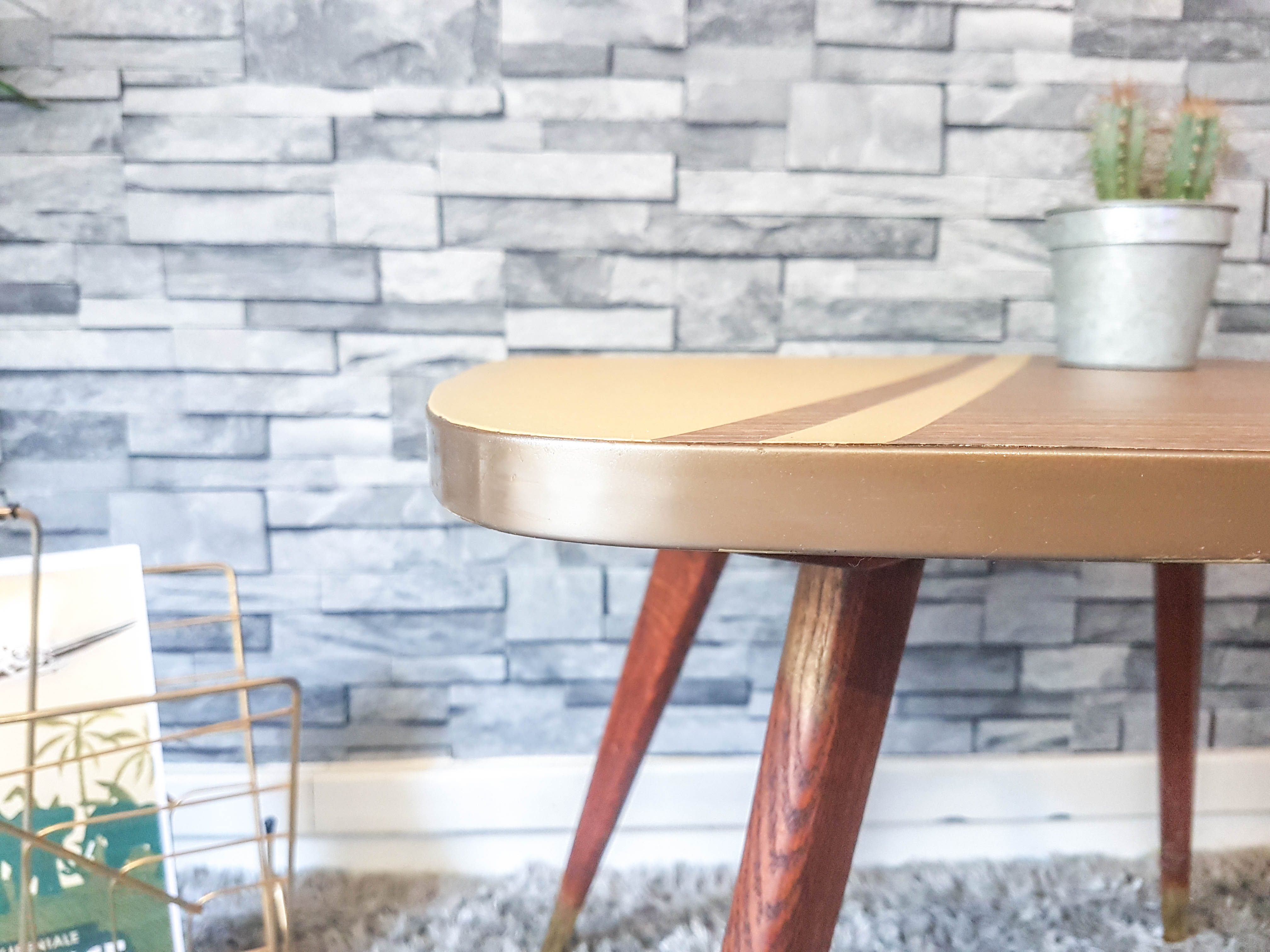Vintage coffee table in formica 60/70