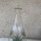 Carafe motif floral narcisse vintage