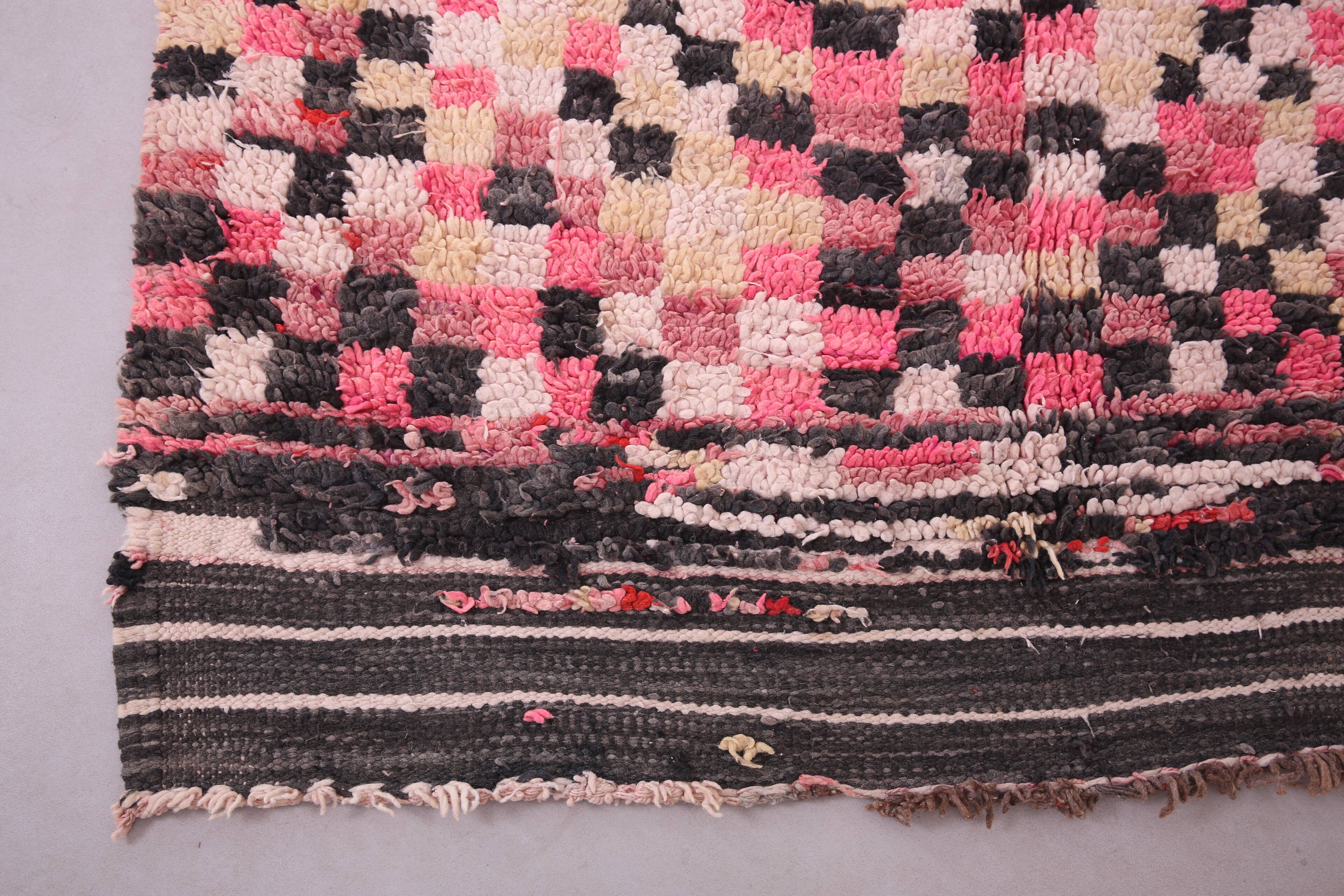 Vintage Handmade Boujaad Rug 156 x 293 cm - Berber rug - Moroccan wool rug