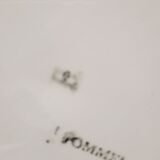 Set 4 pink hollow plates