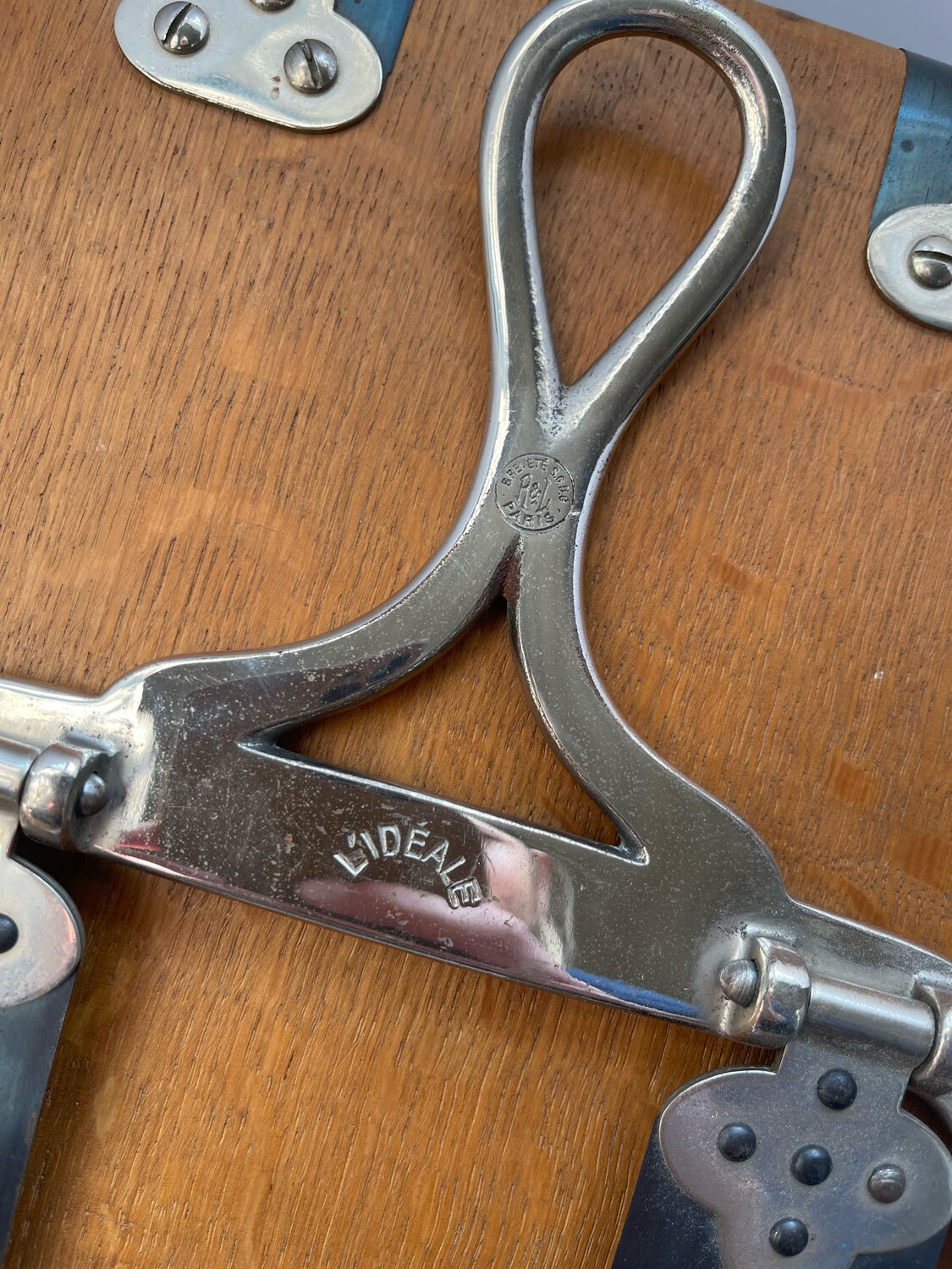 Old deco herbarium wood press