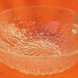 1970s apple-shaped salad bowl tempered glass