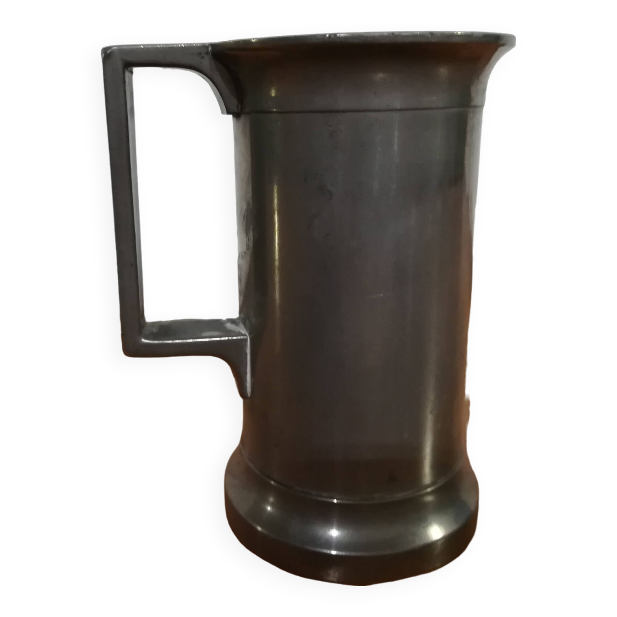 Baby Whiskey double jigger in pewter