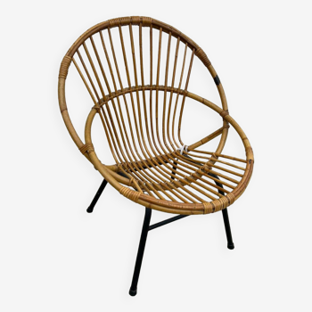 Small rattan armchair