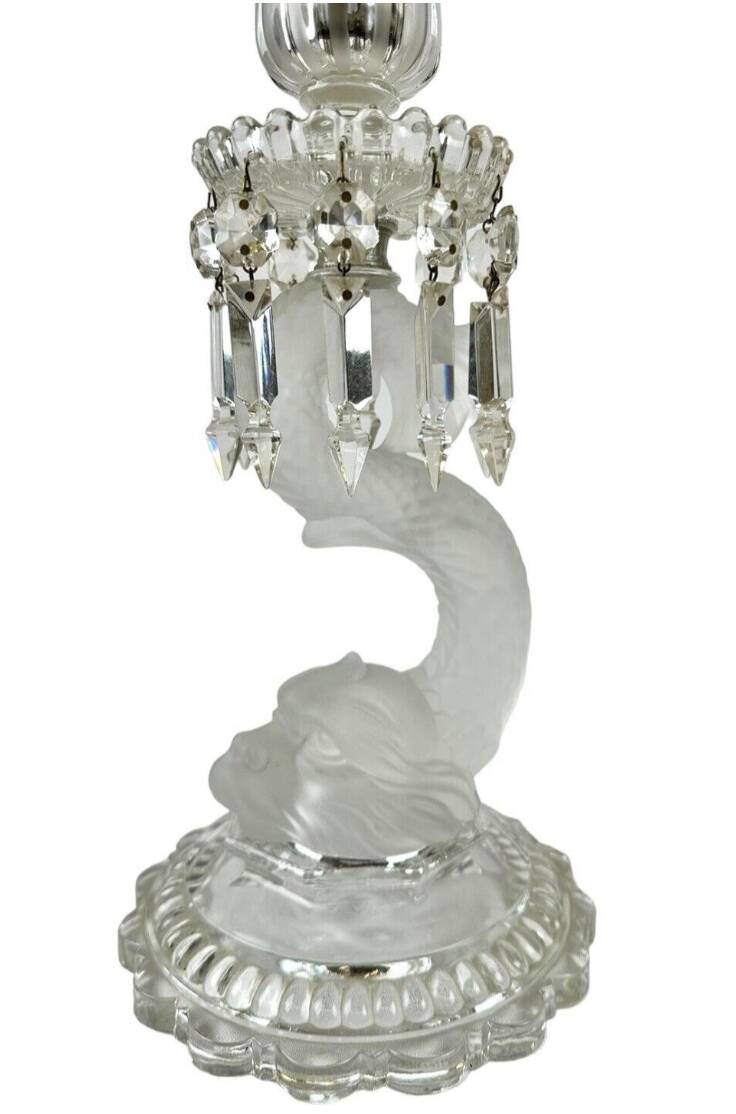 Baccarat Crystal Dolphin Tealight Holder