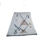 Handmade wool Berber rug 150 X 100 CM