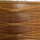 Rattan chest of drawers of the years 50