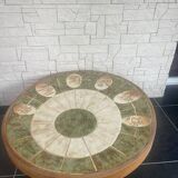 Ceramic coffee table signed Barrois Barrois (Vallauris)