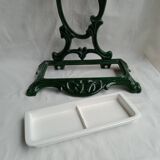 Art Nouveau style cast iron umbrella stand