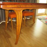 Table with 1970s glass top