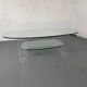 Space Age Italian modern Glass and Perspex Coffee Table, 1990s