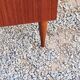Vintage mahogany chest of drawers from the 60s conical feet 4 drawers