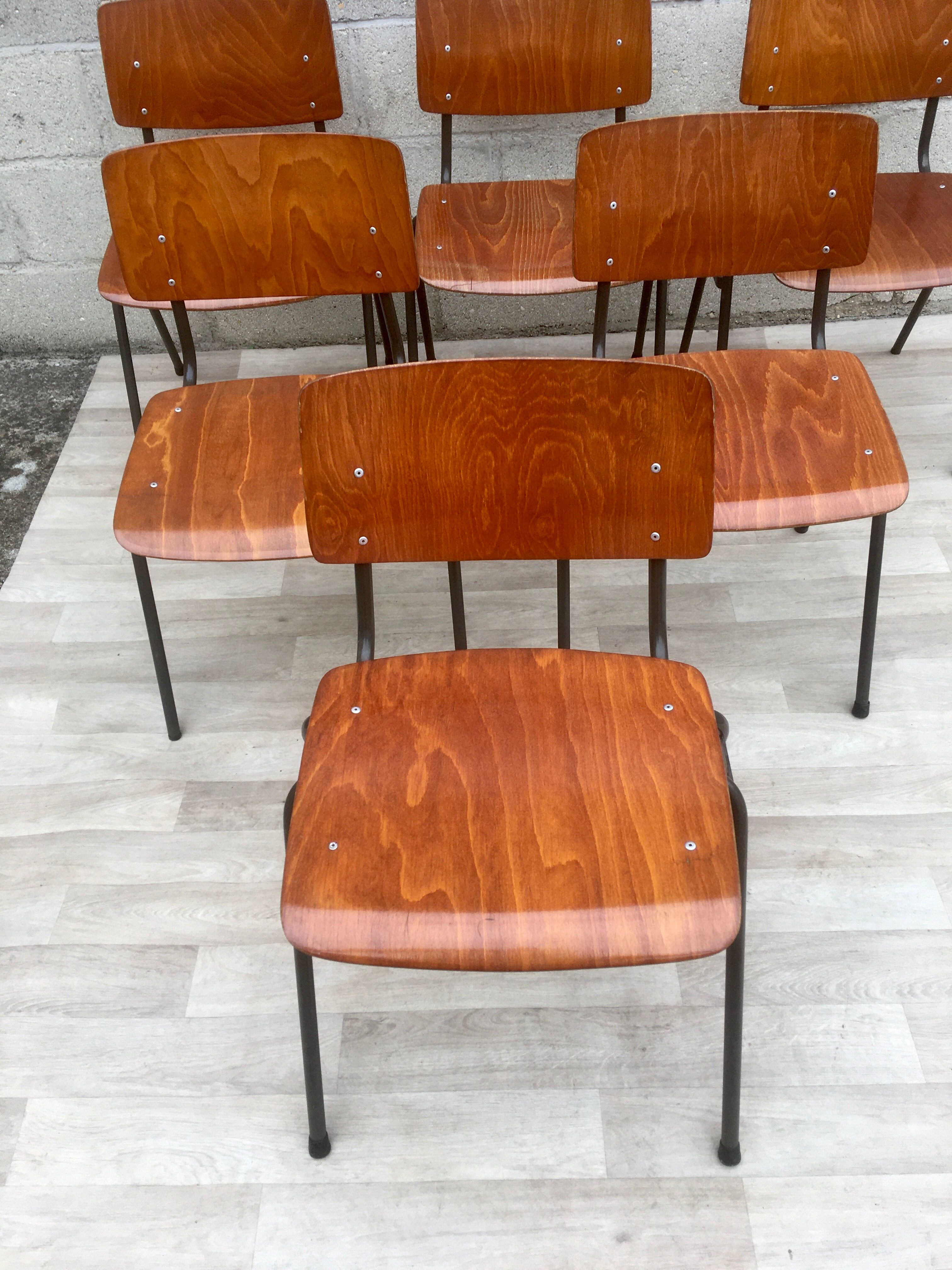 Set of 6 vintage Marko chairs