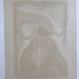 Bram van velde, night, 1968 (mp 43). original lithograph signed in pencil