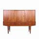 Vintage tall teak sideboard, 1960s