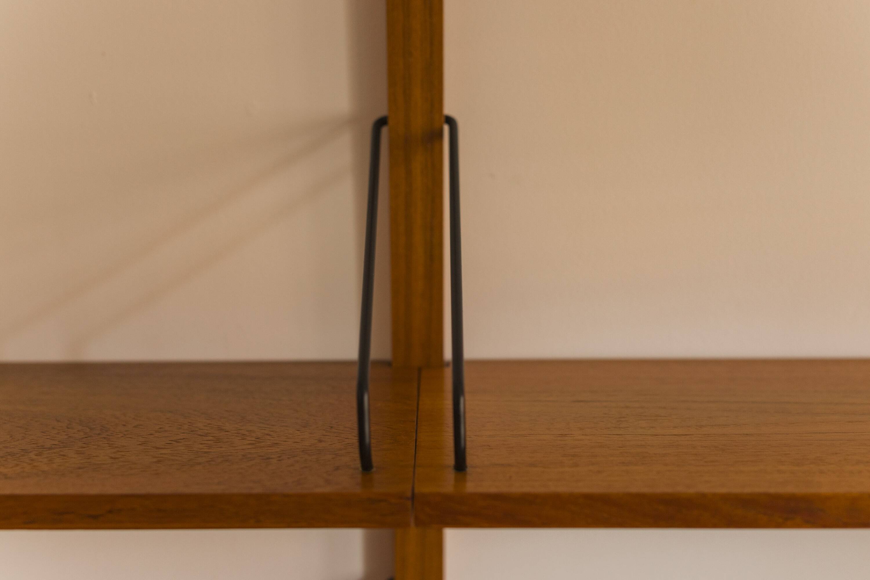 Modular Wall Shelving System by Poul Cadovius for Cado, 1960s