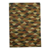 Tapis Kilim tissé à la main en jute et laine, décoration d'intérieur, tapis traditionnel indien