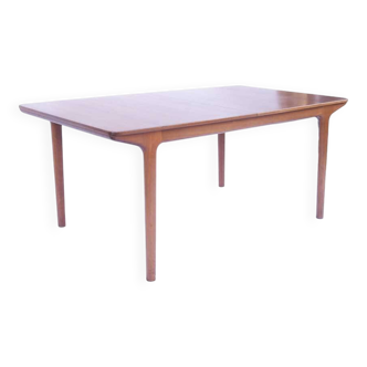 Table McIntosh vintage scandinave 2 rallonges papillon