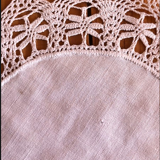 Napperon en dentelle en coton 17 cm