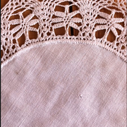 Napperon en dentelle en coton 17 cm