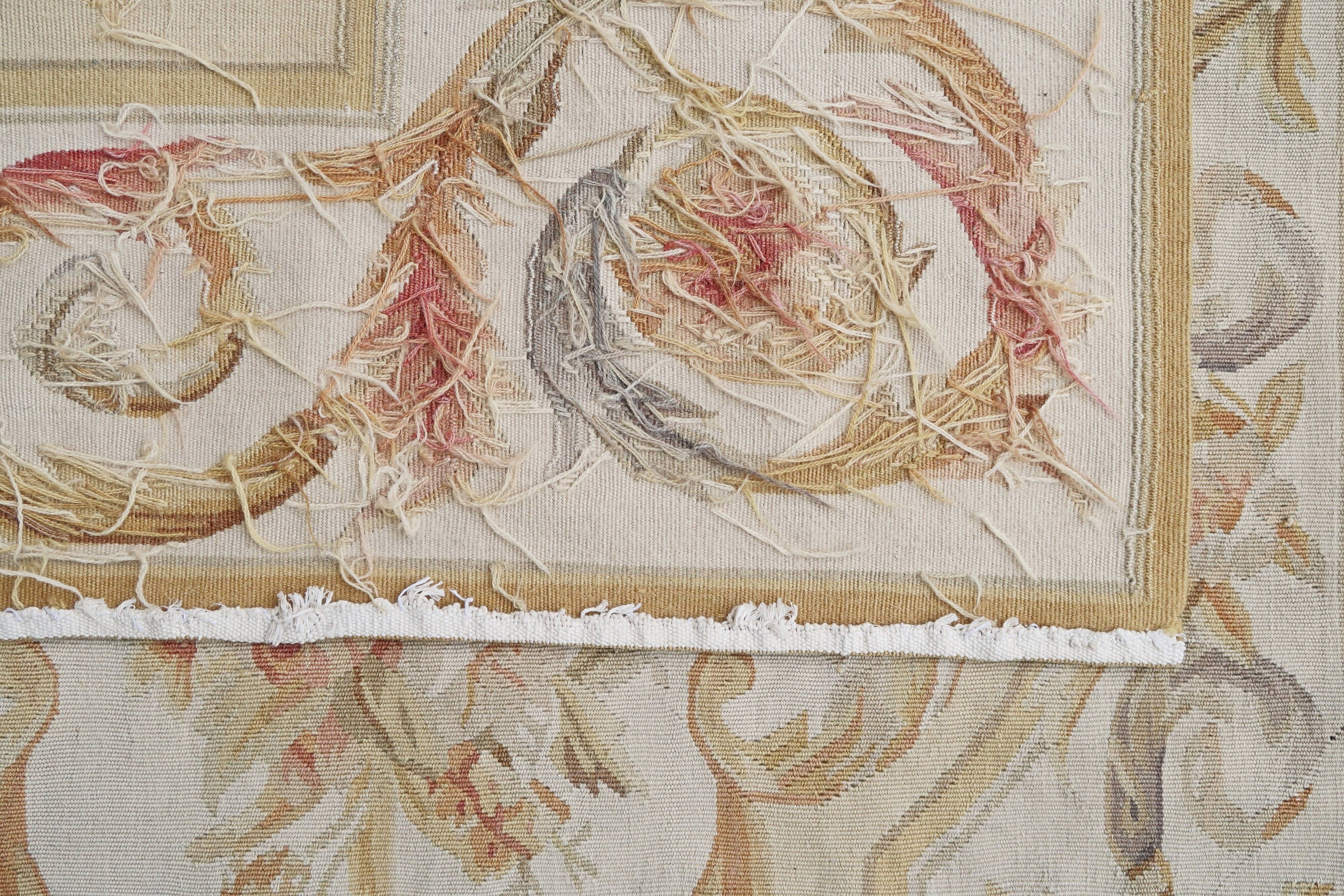 French rug Aubusson 1950