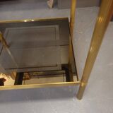 Smoked glass side table