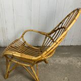 Rattan armchair