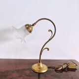 Table lamp in brass art deco tulip 1930