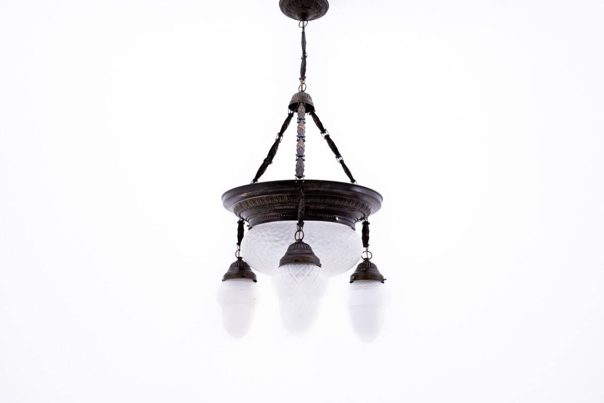 Chandelier, Poland, 1940s