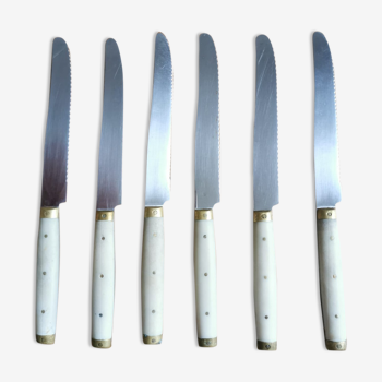 Set of 6 bakelite knives