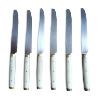 Set of 6 bakelite knives