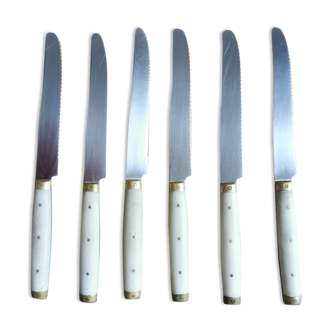 Set de 6 couteaux en bakélite