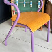 Chaise écolier enfant Hitier vintage