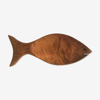 Empty pocket scandinavian wooden fish