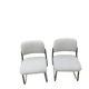 Set of two 1970s tweed armchairs.