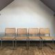 4 Chaises Beige Cesca B32 de Marcel Breuer