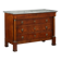 Antique Empire walnut commode with 4 drawers, Italy, 19th century.