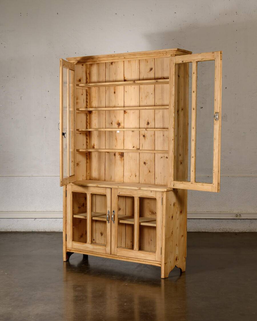 Library/sideboard in raw wood