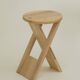 Folding wooden stool (beech) Suzy or TS / Roger Tallon - Adrian Reed vintage Circa 1980