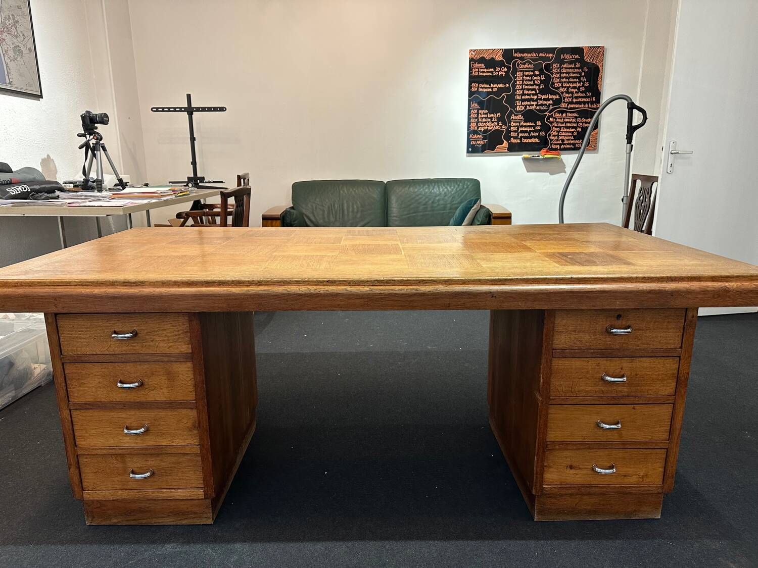 Very large desk from the 1930s.