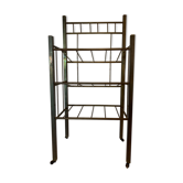 Art Deco brass magazine rack XX century