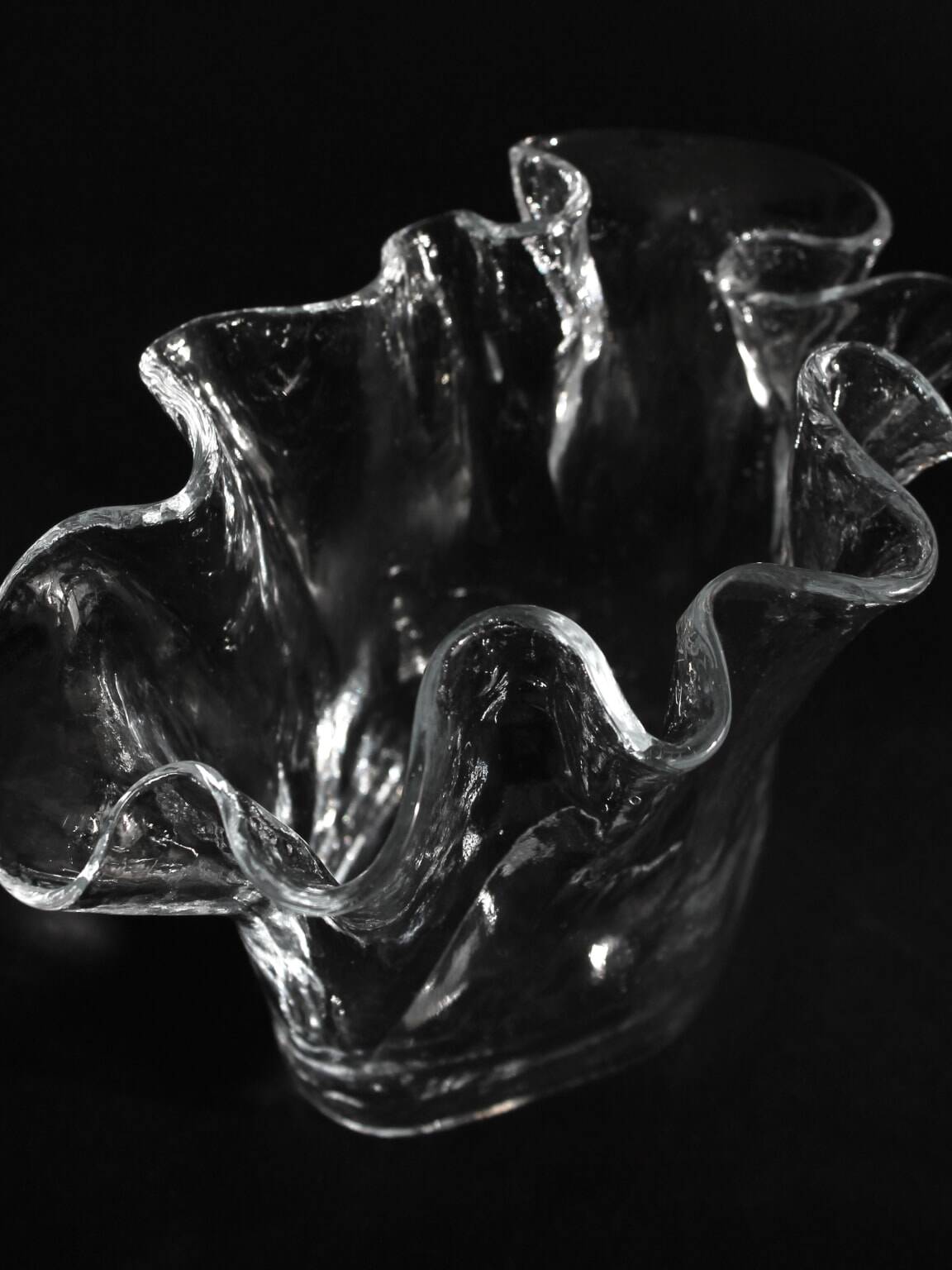 Muurla Glass Vase, Finland, 1970s