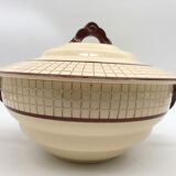 Earthenware tureen "Longchamp – France", Colmar model