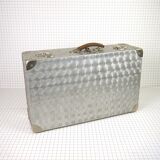 Metal case and leather handle