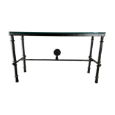 Wrought iron console