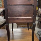 Small chest of drawers / tallboy / antique bedside table with 3 drawers / Louis XV style / solid oak