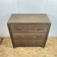 Commode chêne massif 3 tiroirs années 50