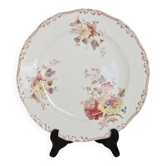 Vintage polychrome ironstone plate Bisto England - Anson model