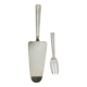 Vintage Art Deco Silver Plated Dessert Fork Set: J. Aussavy, France, 1950s