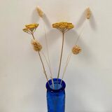 Bocal XXL en verre bleu cobalt
